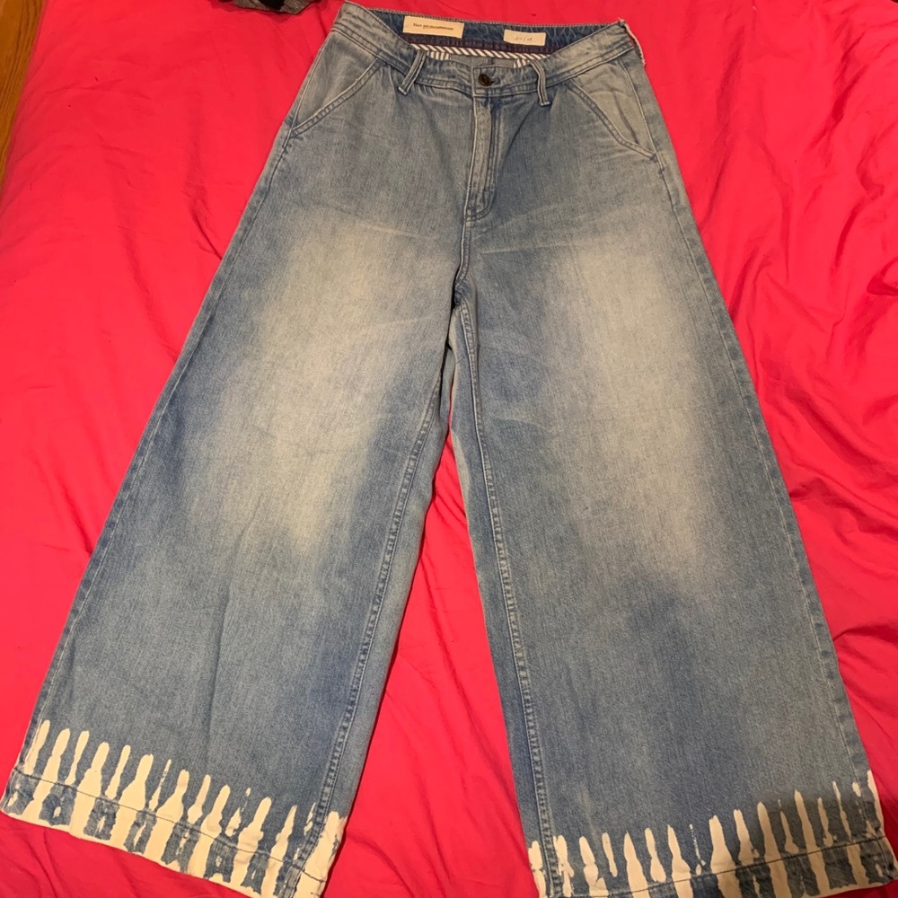 Pilcro and The Letterpress Wide Leg Jean - Picture 2 of 5